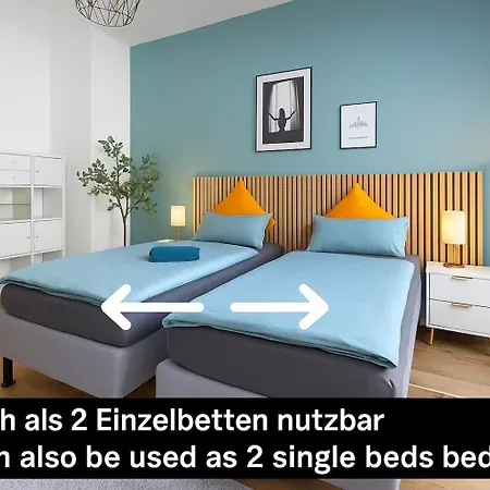 Moderne Bis Zu 6 Personen - Central- Free Parking - 3 Bedrooms - Netflix - Smart Essen