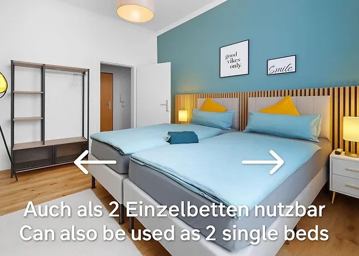 Moderne Bis Zu 6 Personen - Central- Free Parking - 3 Bedrooms - Netflix - Smart Apartament