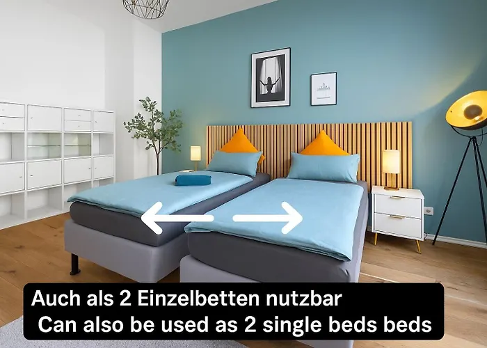 Moderne Bis Zu 6 Personen - Central- Free Parking - 3 Bedrooms - Netflix - Smart Έσσεν