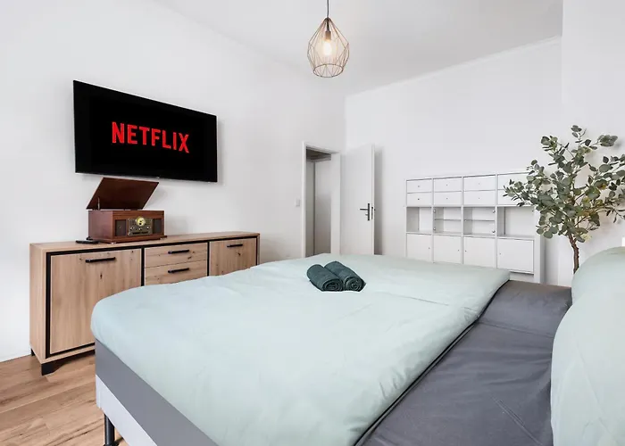 Apartament Moderne Bis Zu 6 Personen - Central- Free Parking - 3 Bedrooms - Netflix - Smart *